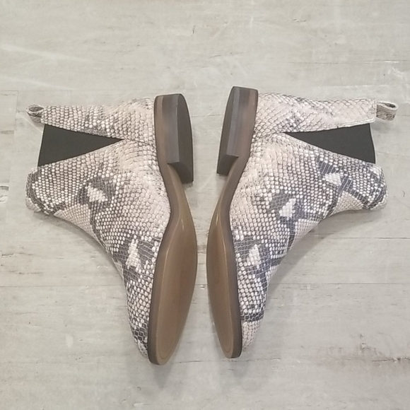 💕LUCKY BRAND💕 Jaime Snake Ankle Boots 8.5 NEW - Picture 3 of 15